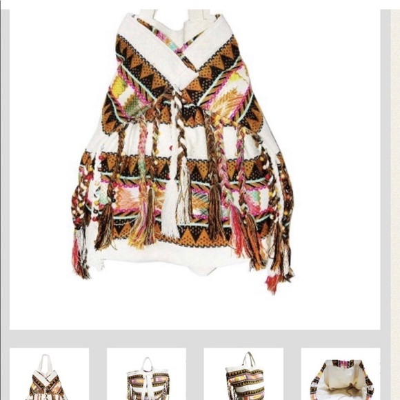 ?? NWT American And Beyond Travel Three Bags In One Boho-Fringed Backpac main image 7